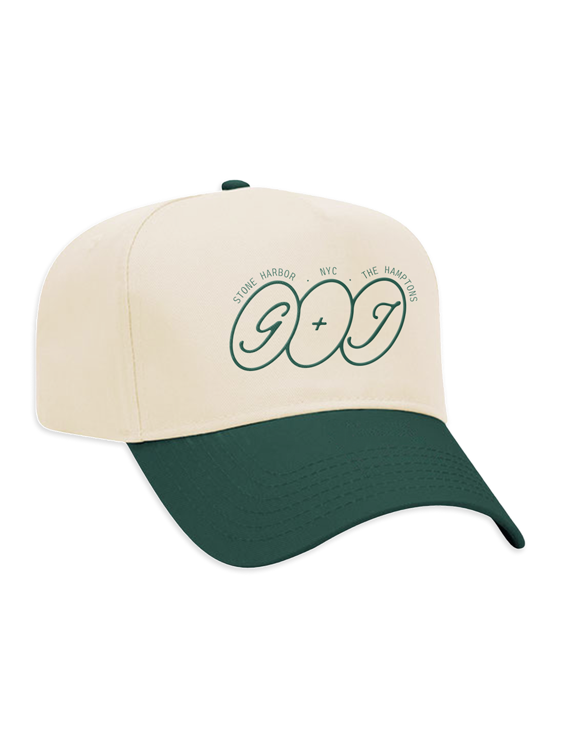 Couples Initials Custom Wedding Hat