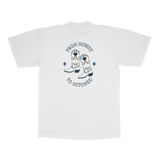 Howdy to Hitched Custom Bachelorette Tee