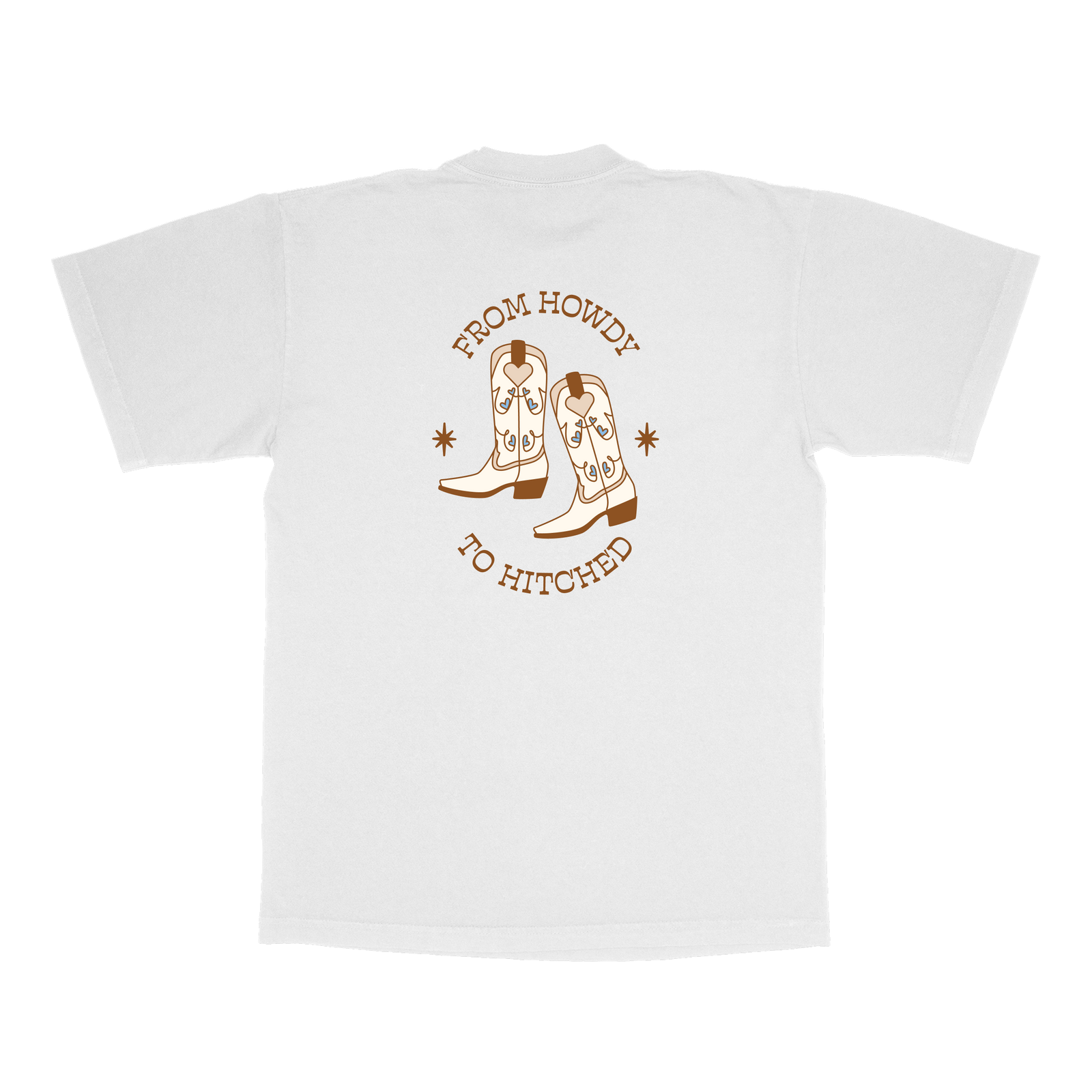 Howdy to Hitched Custom Bachelorette Tee