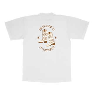 Howdy to Hitched Custom Bachelorette Tee