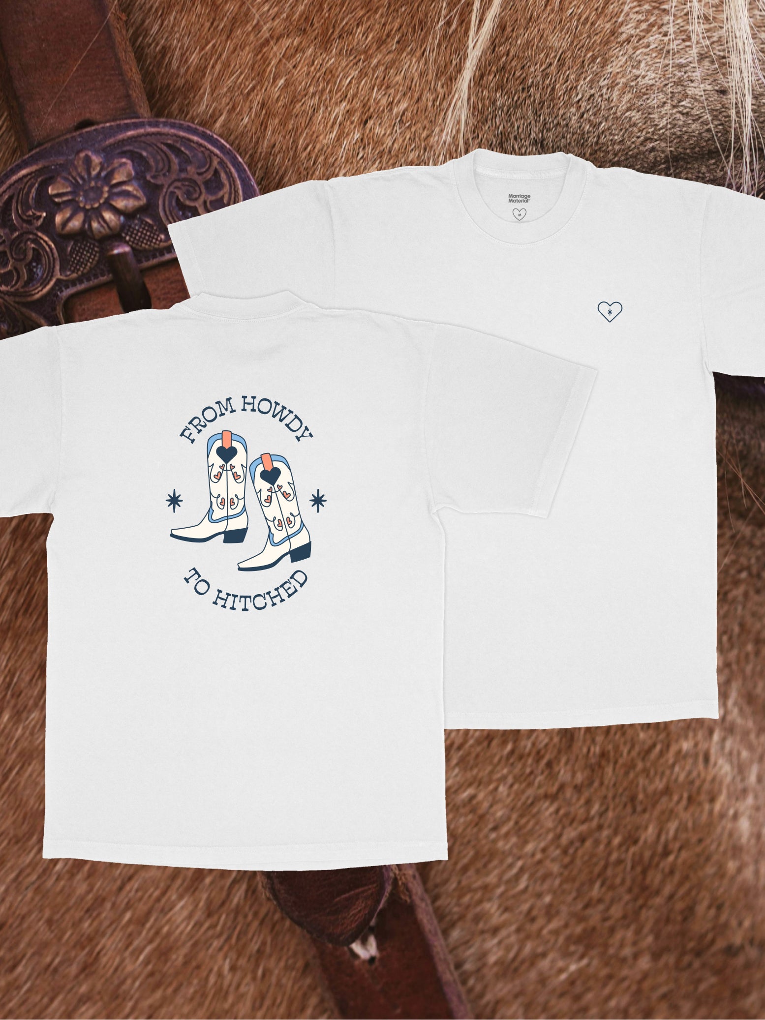 Howdy to Hitched Custom Bachelorette Tee