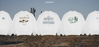 Howdy to Hitched Custom Western Crewneck