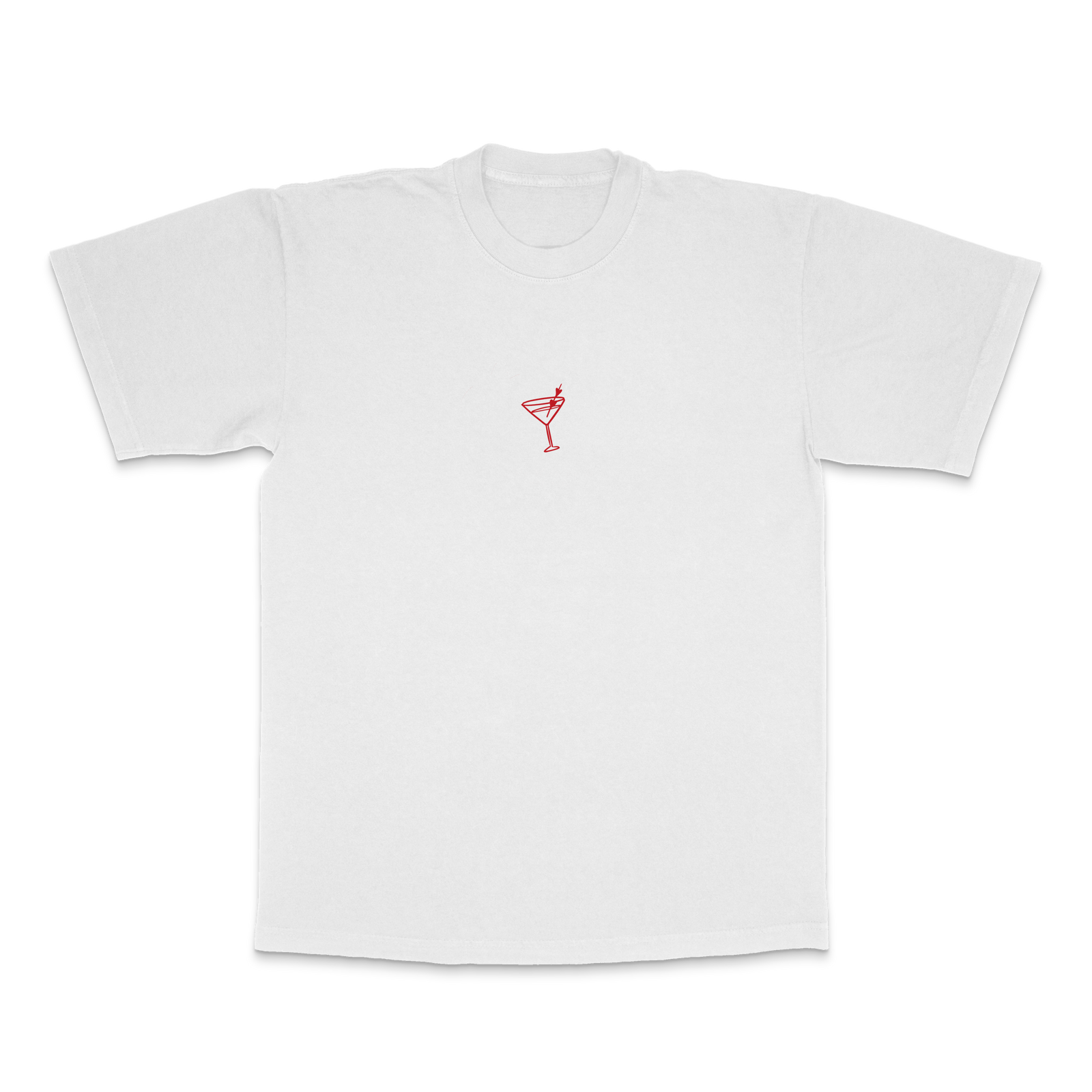 Je T'aime Martini Custom French Wedding Tee
