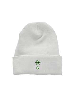 Lucky Snowflake Custom Ski Beanie