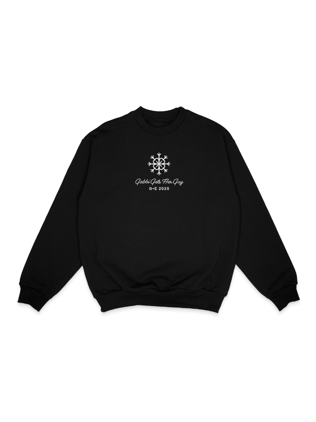 Lucky Snowflake Custom Ski Crewneck
