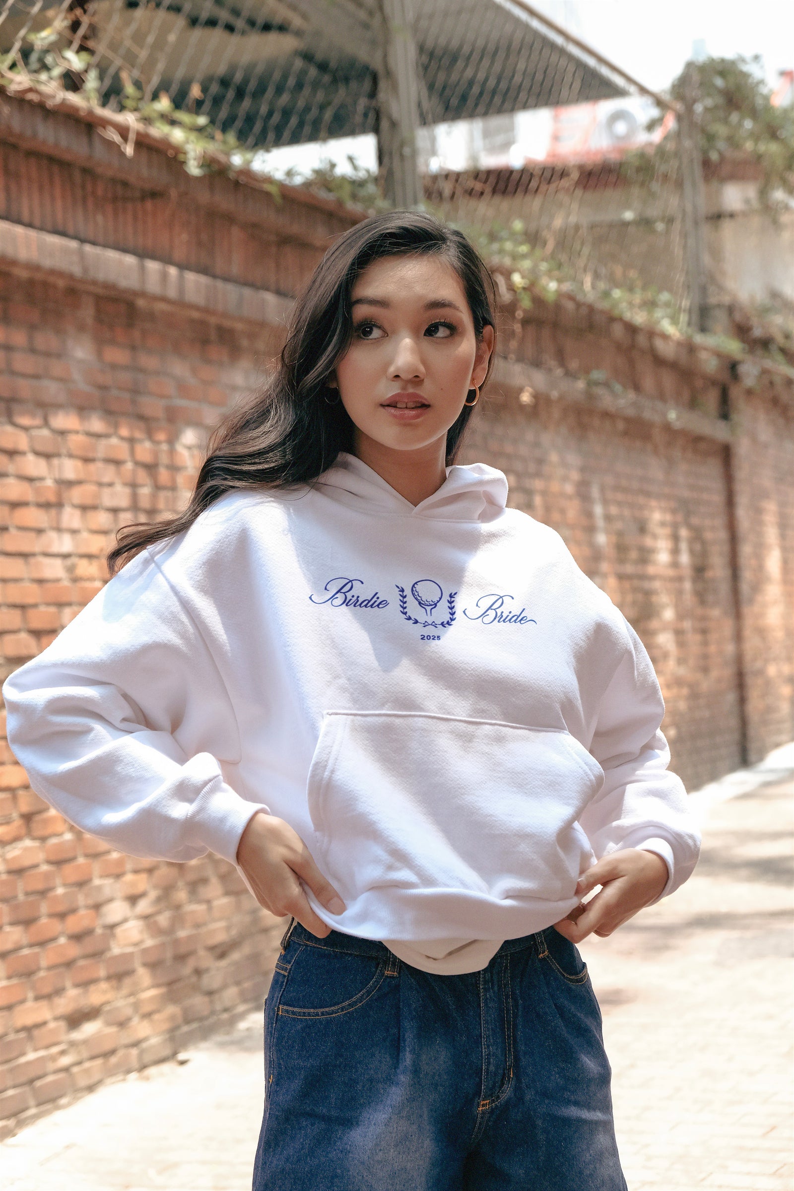 Birdie Bride Custom Golf Cropped Hoodie