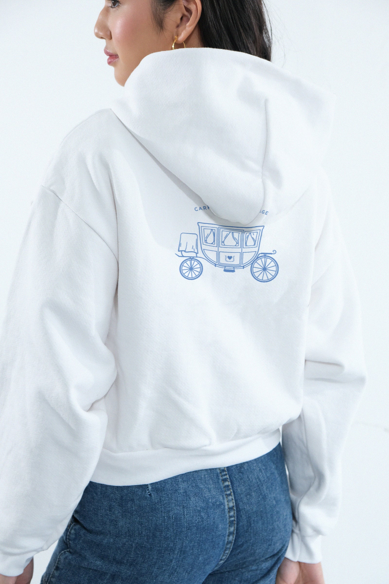 Carriage to Marriage Bridgerton Cropped Hoodie
