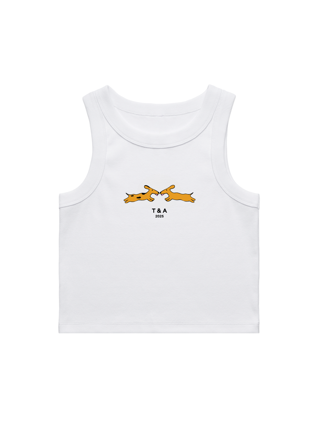 Love Pups Custom Bachelorette Crop Tank