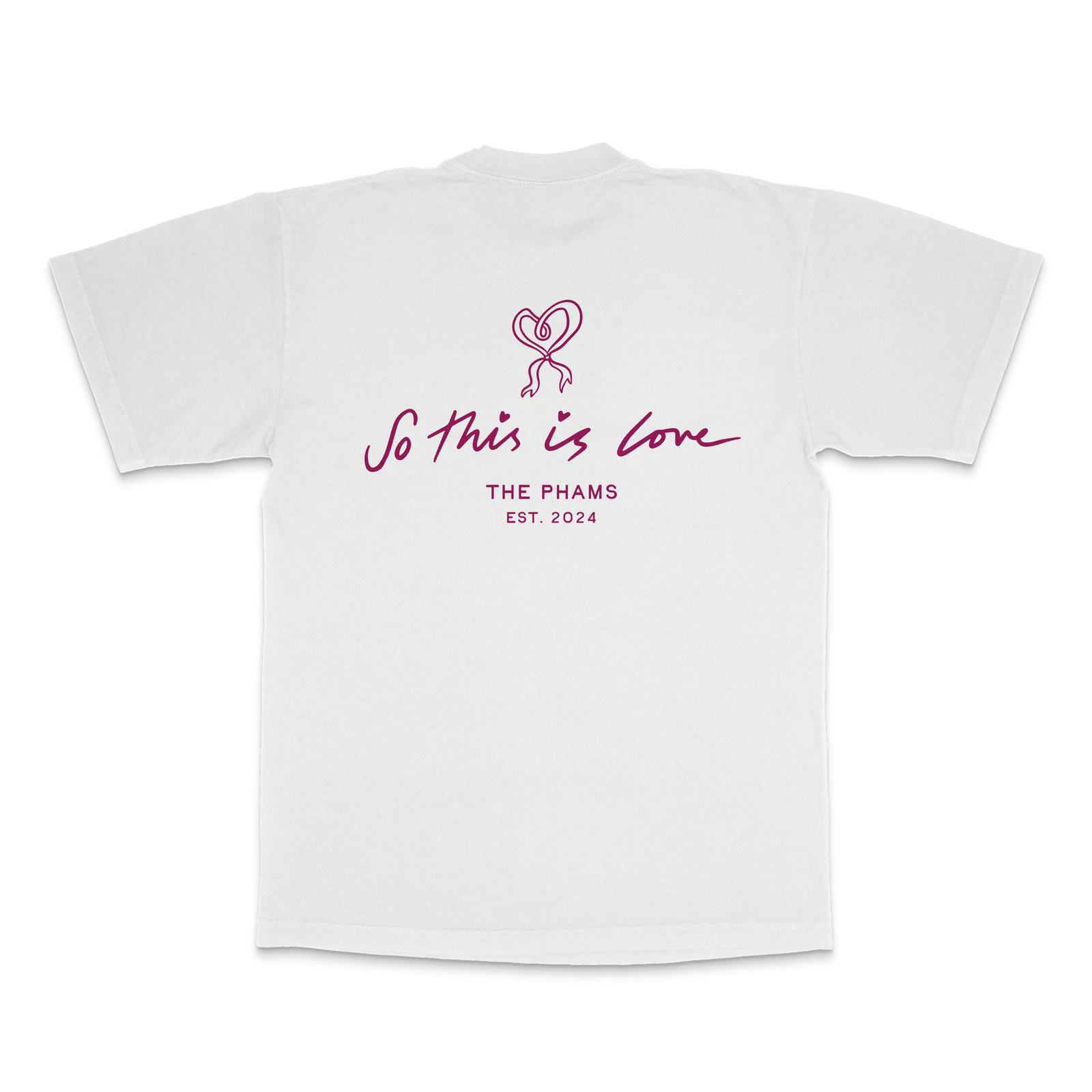 So This Is Love Custom Wedding Tee