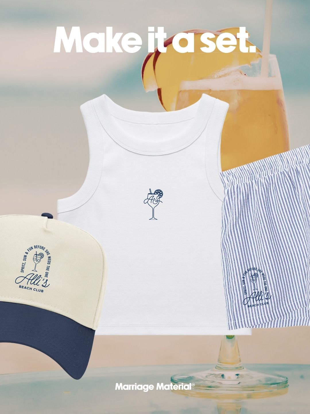 Beach Club Bach Custom Shorts