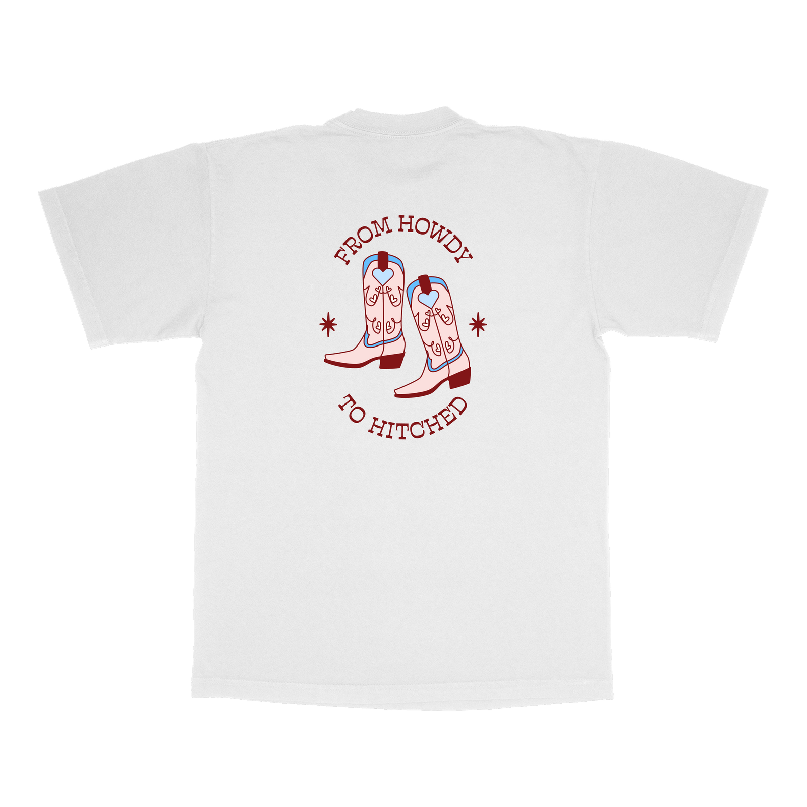Howdy to Hitched Custom Bachelorette Tee