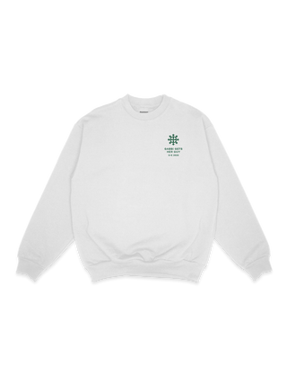 Lucky Snowflake Chest Crewneck