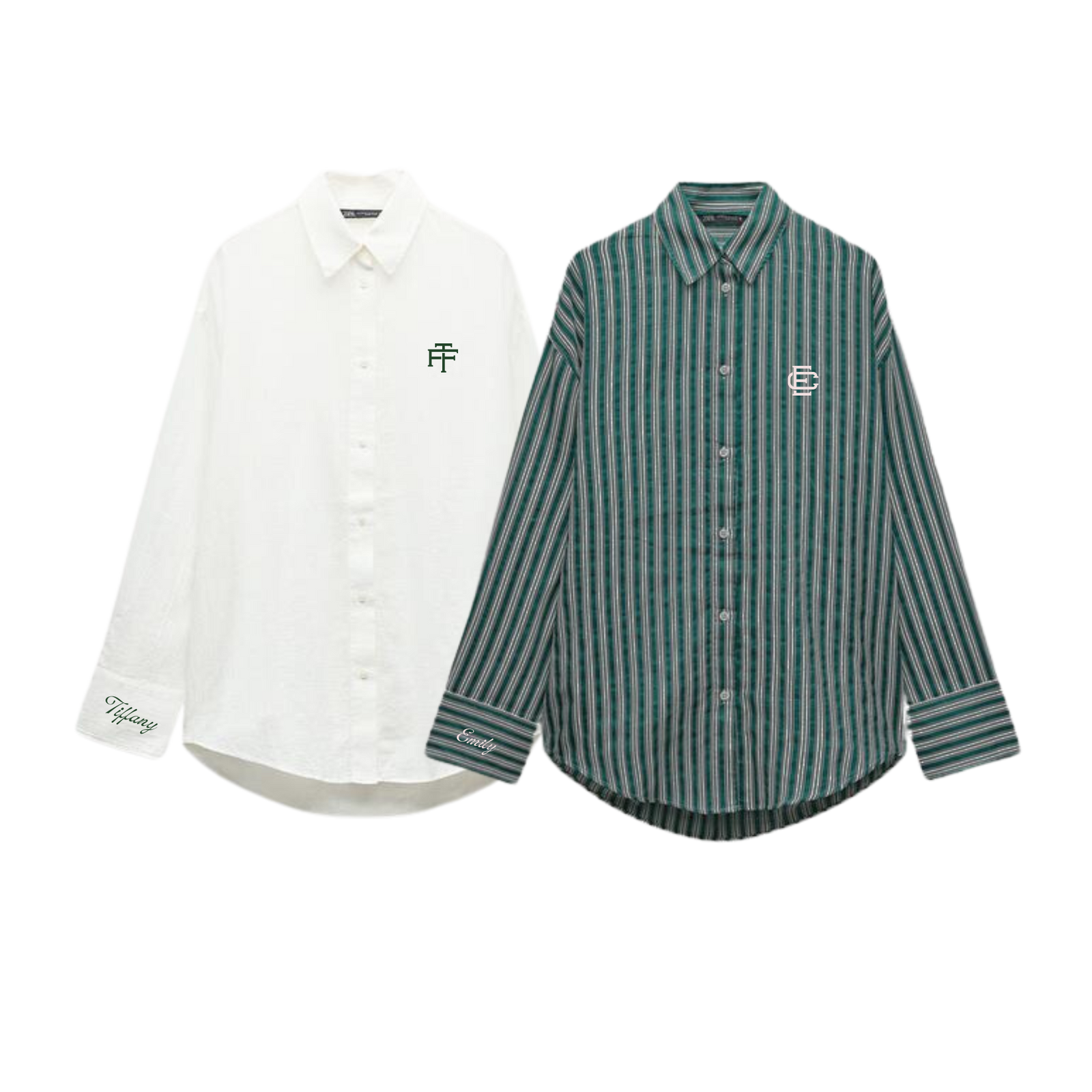 Custom Wedding Button-Downs — Tiffany & Stephen