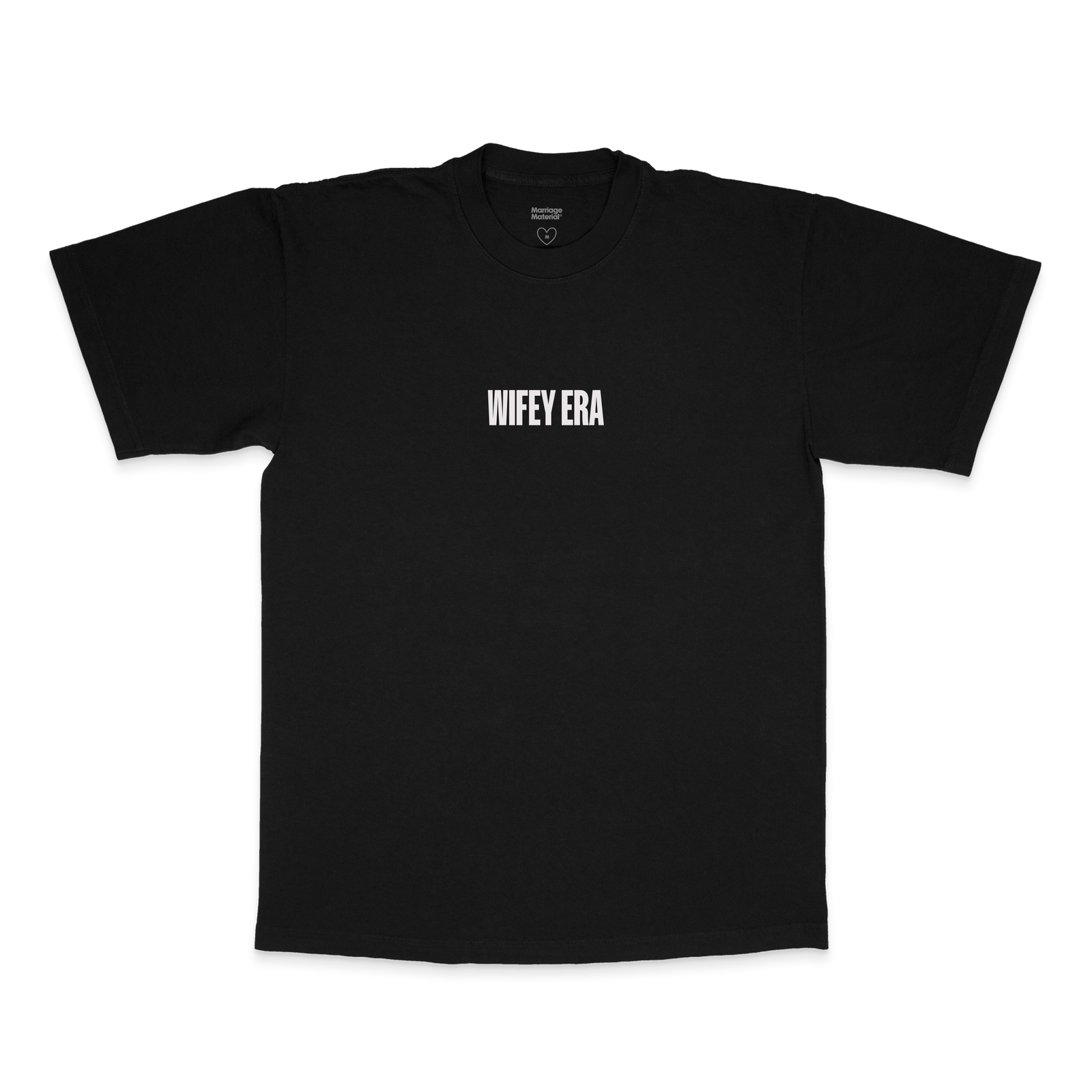 A custom "Wifey Era" tee designed by Marriage Material.