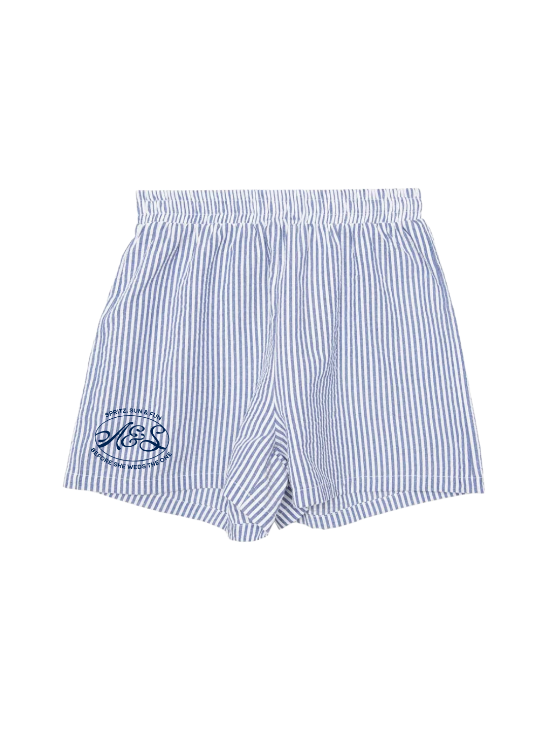 Spritz, Sun & Fun Custom Beach Bachelorette Shorts