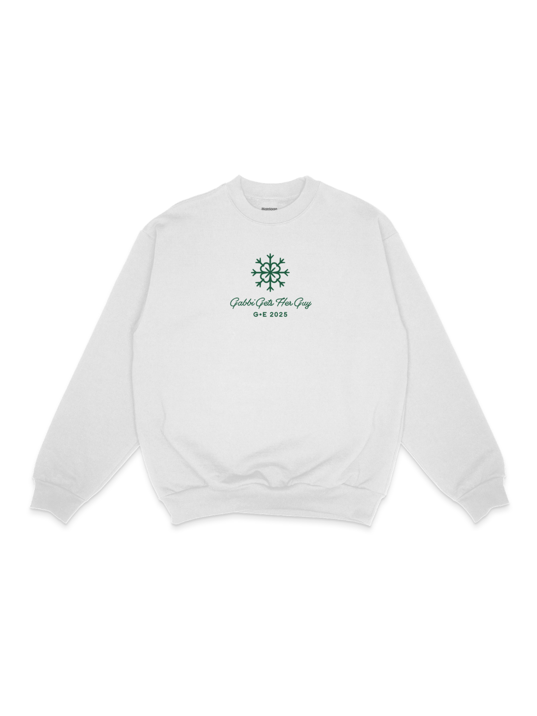 Lucky Snowflake Custom Ski Crewneck