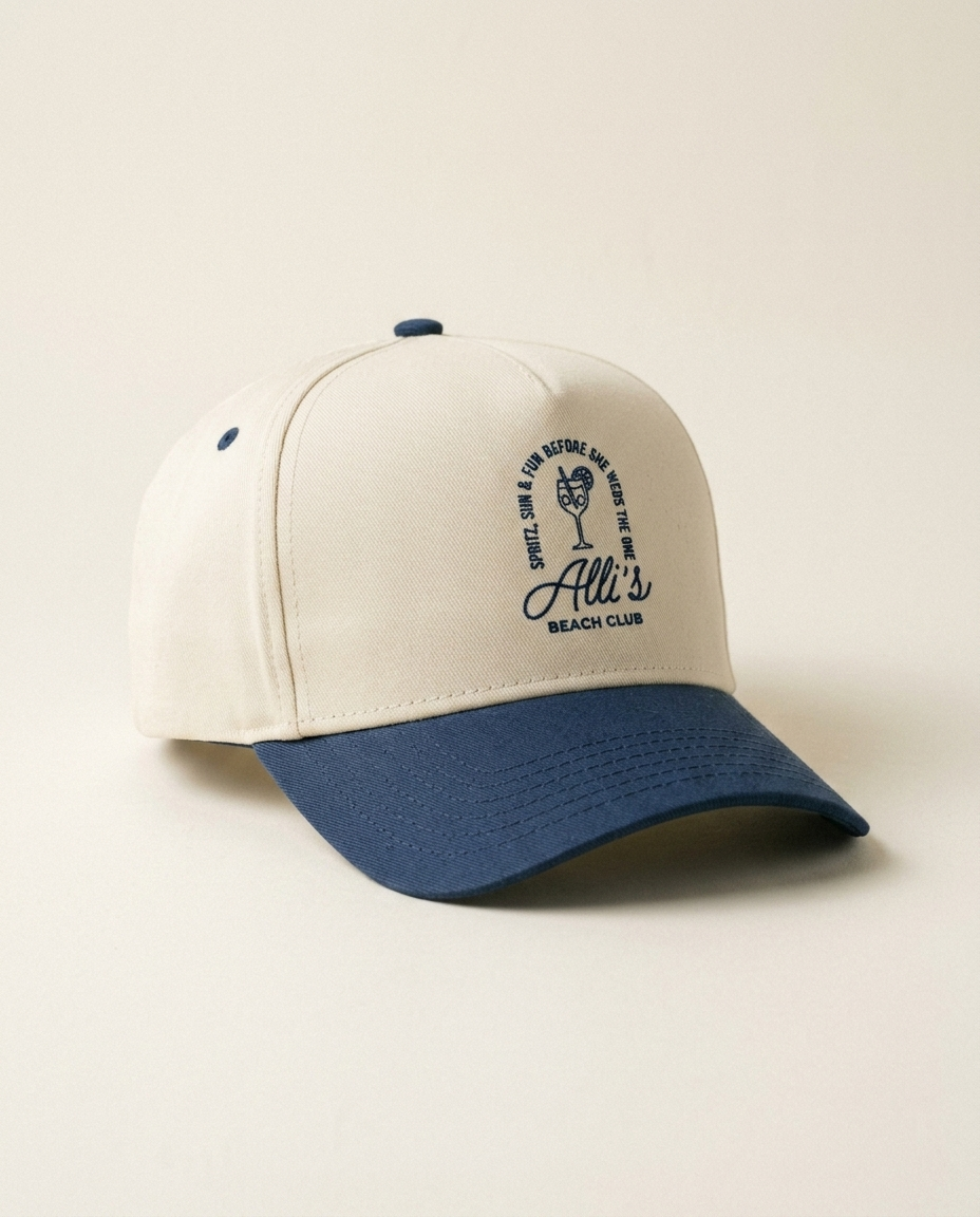 Beach Club Bachelorette Custom Hat