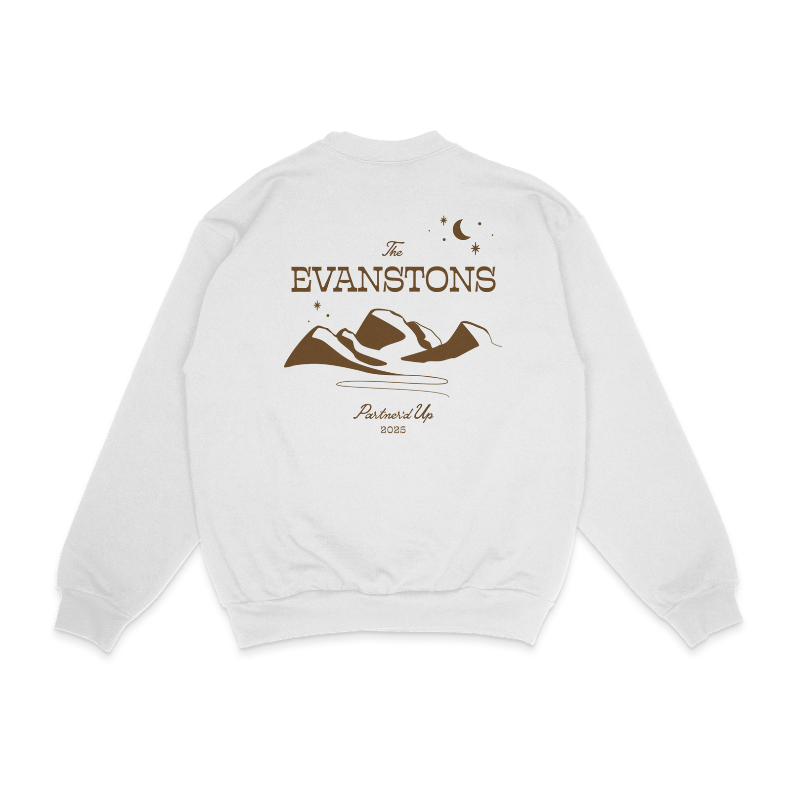 Desert Landscape Western Wedding Crewneck